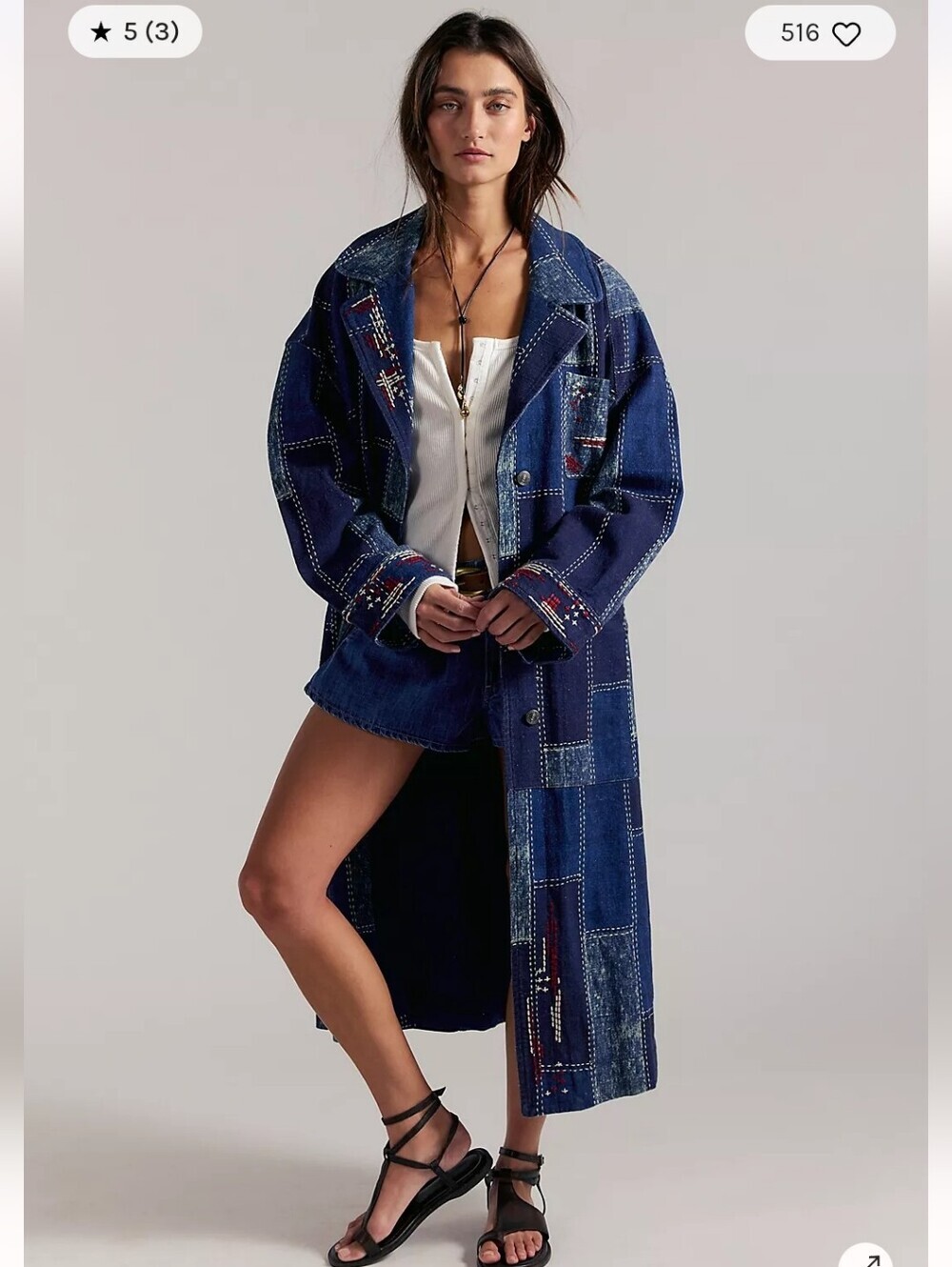 Free People NWTs We The Free Open Studio Duster
